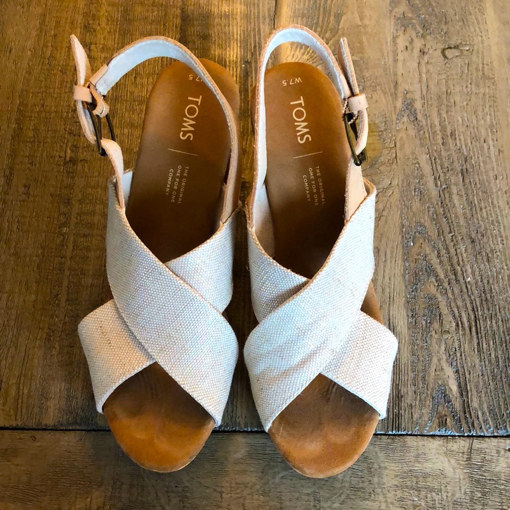 TOMS Ibiza Slingback Platform Sandal